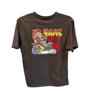 Vans NWT Classic TSHI T Shirt Black Sz L Graphic Short Sleeves Grunge Streetwear